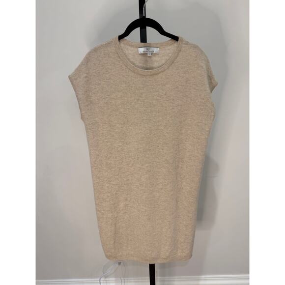 Maison de Papillion Beige Sleeve Cashmere Dress Womens S - Picture 1 of 5